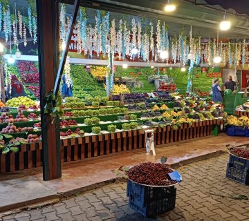 Sebze-Meyve Teşhir Standları