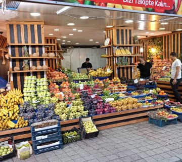 Sebze-Meyve Teşhir Standları