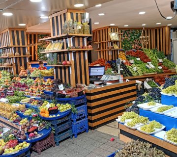 Sebze-Meyve Teşhir Standları